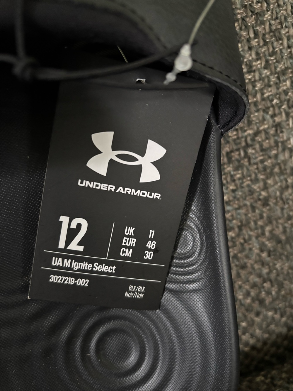 Under Armour Men’s Black Slide Sandals - Picture 2 of 5